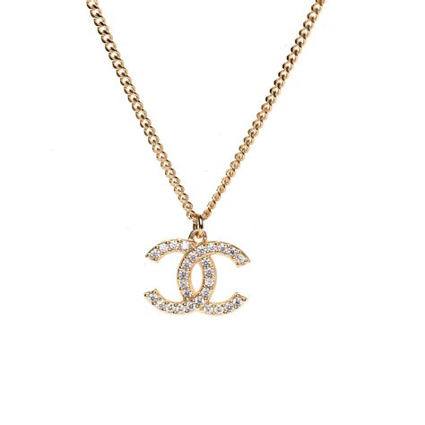 chanel 5 monogram necklace